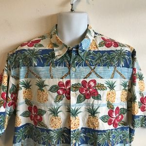 Vintage Reyn Spooner Hawaiian Shirt Pineapple